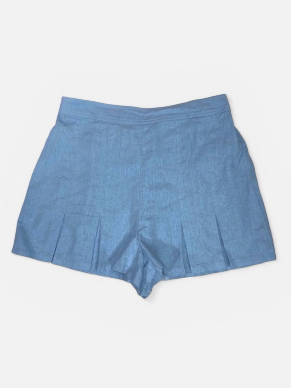 Abound pleated front blue skort shorts size M